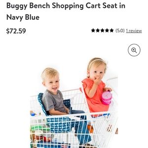 New Ocean Blue Arrow Buggy Bench